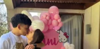Trinidad Neira celebra su cumpleaños con mariachis y Hello Kitty en una fiesta vibrante.