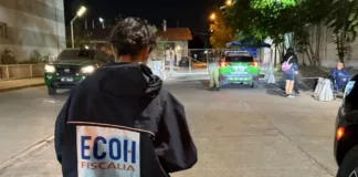 Dos hombres asesinados en Lo Espejo: más de 40 disparos impactaron en el ataque.