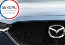 Sernac alerta sobre riesgo de colisión en 2 modelos de autos Mazda en Chile.