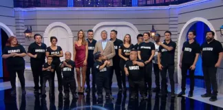 Kike y exintegrantes de "Morandé con Compañía" en el primer sketch de "El Muro".