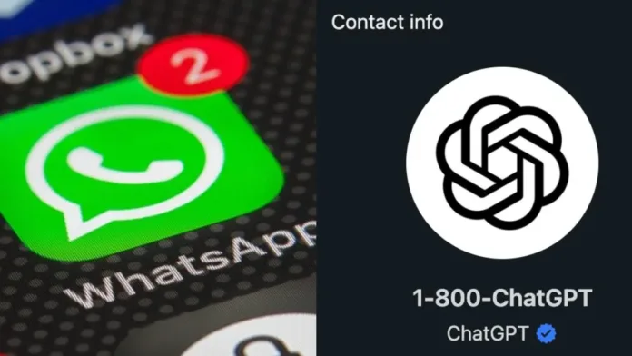 ChatGPT llega a WhatsApp: descubre cómo activarlo y sus funciones clave. ChatGPT llega a WhatsApp: descubre cómo activarlo y sus funciones clave.