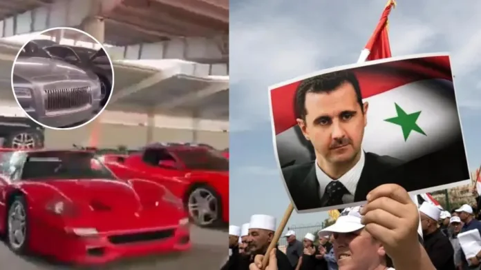 La ostentosa colección de autos de lujo de Bashar al Assad tras su caída en Siria. La ostentosa colección de autos de lujo de Bashar al Assad tras su caída en Siria.