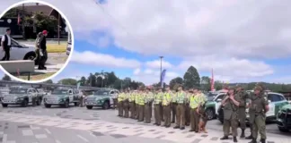 Detenidos tras evadir órdenes de arresto cerca de ceremonia de Carabineros.