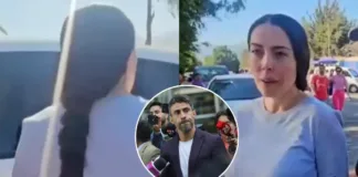 Daniela Aránguiz visita a Jorge Valdivia en la cárcel de Rancagua.