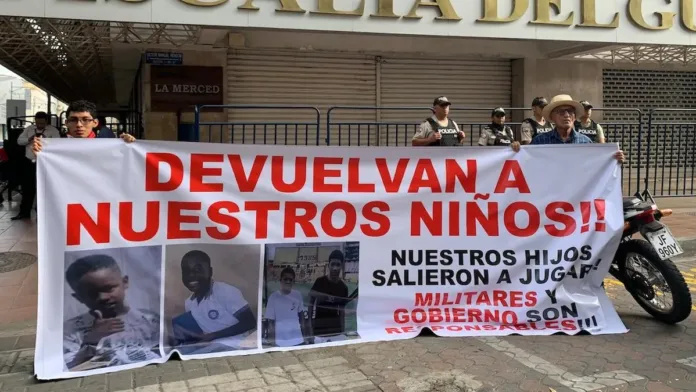 Desaparición de menores en Ecuador: Fuerzas Armadas bajo la lupa en la investigación. Desaparición de menores en Ecuador: Fuerzas Armadas bajo la lupa en la investigación.