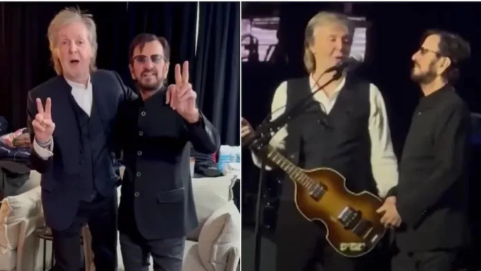 Paul McCartney y Ringo Starr juntos en Londres Paul McCartney y Ringo Starr juntos en Londres