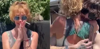 Cata Pulido celebra con alegría el regalo de su nueva guagua.