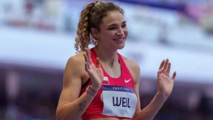 Martina Weil revela su relación con el atleta Alison dos Santos: 'Ya todo el mundo sabía'. Martina Weil revela su relación con el atleta Alison dos Santos: 'Ya todo el mundo sabía'.