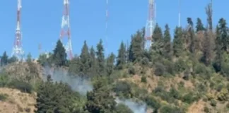 El incendio en Cerro San Cristóbal ha sido controlado