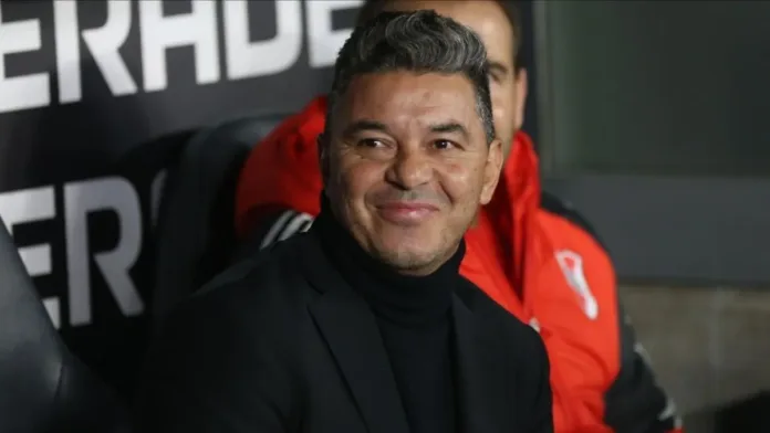 Marcelo Gallardo se reencuentra con un ícono del pasado de River Plate. Marcelo Gallardo se reencuentra con un ícono del pasado de River Plate.