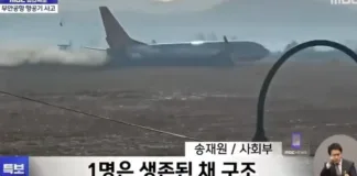 Tragedia en Corea del Sur: 179 muertos tras choque de avión en aeropuerto de Muan.