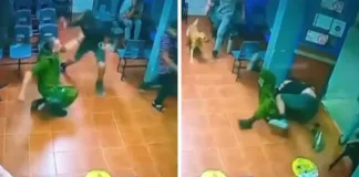 Violenta agresión a carabineros; un antisocial logra escapar de la detención.