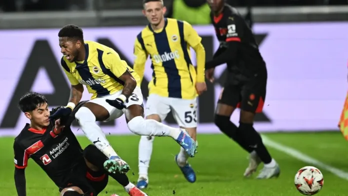 Dario Osorio brilla en el empate del Midtjylland ante el Fenerbahçe en Europa League. Dario Osorio brilla en el empate del Midtjylland ante el Fenerbahçe en Europa League.