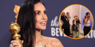Las hijas de Demi Moore celebran su triunfo en los Globos de Oro: "¡Lo logró!"
