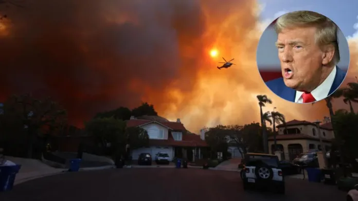 Trump critica a autoridades de California por su manejo de incendios forestales. Trump critica a autoridades de California por su manejo de incendios forestales.