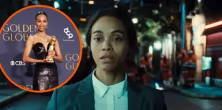 Zoe Saldaña revela que casi deja la actuación antes de su triunfo en los Globos de Oro.