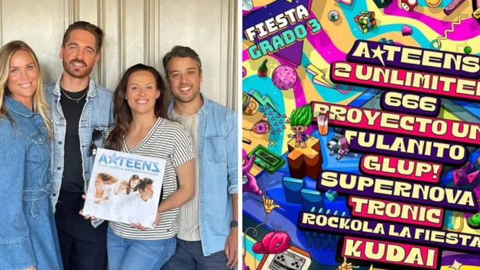 ¡No te pierdas la Fiesta Grado 3 en Concepción con A*Teens ¡No te pierdas la Fiesta Grado 3 en Concepción con A*Teens