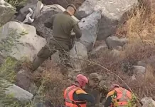 Cuerpo hallado en el río Mapocho: gran operativo de Carabineros en curso.