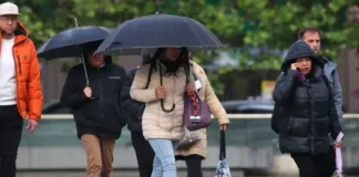 Pronóstico de lluvias para el lunes 13 de enero en diversas zonas del país.