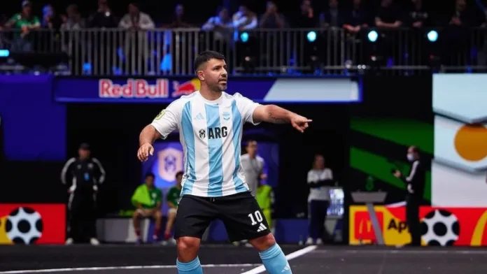 Kun Agüero expresa su enojo tras la sorpresiva eliminación de Argentina en la Kings League.