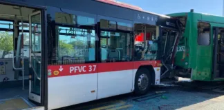 Accidente de buses en Maipú: 20 heridos