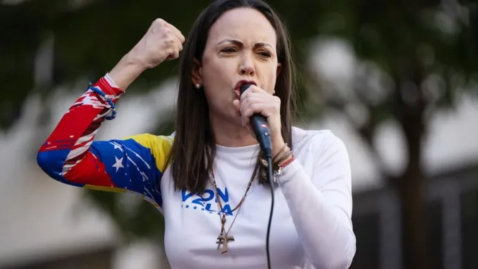 María Corina Machado narra su detención por el régimen de Maduro en Caracas. María Corina Machado narra su detención por el régimen de Maduro en Caracas.
