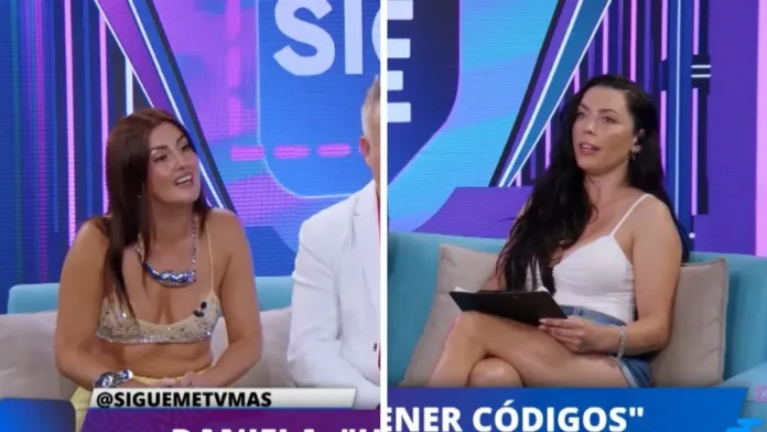 Daniela Aránguiz responde a María Paz Arancibia: "Hice cortar el programa". Daniela Aránguiz responde a María Paz Arancibia: "Hice cortar el programa".