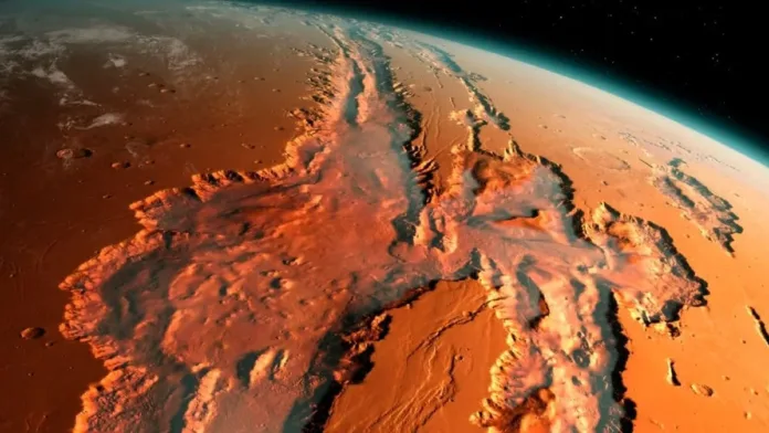 Descubrimiento de agua líquida en Marte: un paso hacia la vida extraterrestre.