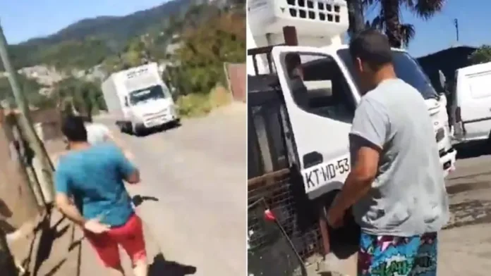 Un conductor descontrolado causa caos en Concepción Un conductor descontrolado causa caos en Concepción