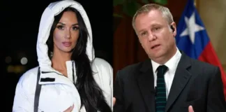 Pamela Díaz y Felipe Kast: amor a la vista en el hermoso Villarrica.