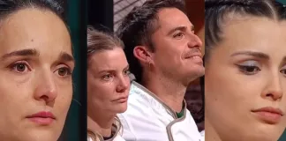 Los finalistas de "Top Chef VIP" tras una emotiva eliminación.