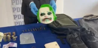 Detenido el 'Joker magallánico' en Puerto Natales por robos y municiones de guerra.