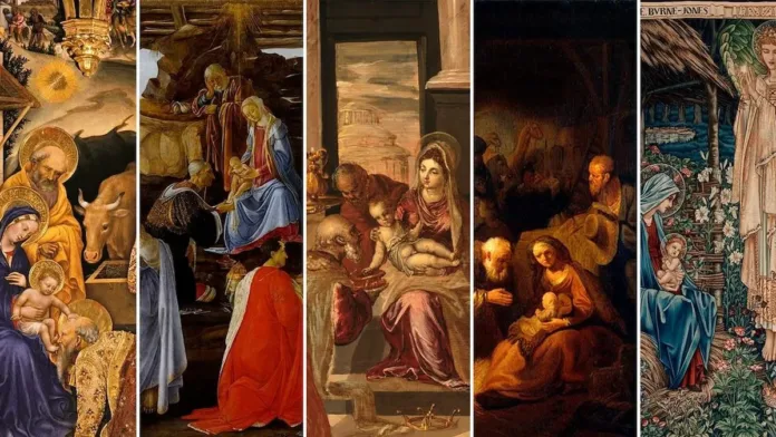 Explora la majestuosidad de "La adoración de los magos" en 5 obras maestras. Explora la majestuosidad de "La adoración de los magos" en 5 obras maestras.