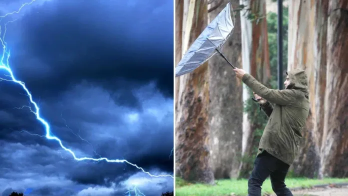 Pronóstico de lluvia y tormentas eléctricas para este jueves en varias zonas. Pronóstico de lluvia y tormentas eléctricas para este jueves en varias zonas.