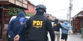 Tres detenidos por incendio en Coihueco; seis viviendas afectadas por las llamas.