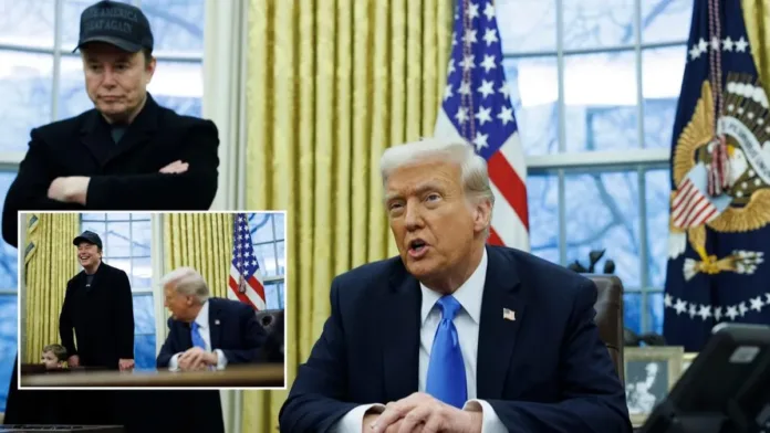 Trump firma decreto que empodera a Musk y reduce la Administración federal. Trump firma decreto que empodera a Musk y reduce la Administración federal.