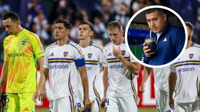 Riquelme lanza un contundente mensaje al plantel de Boca en su visita. Riquelme lanza un contundente mensaje al plantel de Boca en su visita.