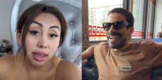 Sebastián Ramírez se ríe de Naya Fácil tras la fallida Gala del Pueblo.