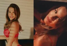 Pampita deslumbra en San Valentín con un atrevido conjunto de encaje rojo.