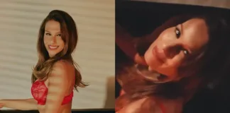 Pampita deslumbra en San Valentín con un atrevido conjunto de encaje rojo.