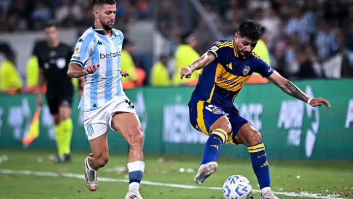 Racing Club se impone en casa ante Boca Juniors en un emocionante duelo. Racing Club se impone en casa ante Boca Juniors en un emocionante duelo.