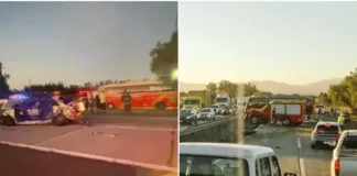 Colisión múltiple en Ruta 78