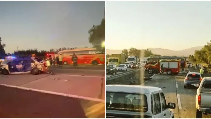 Colisión múltiple en Ruta 78 Colisión múltiple en Ruta 78
