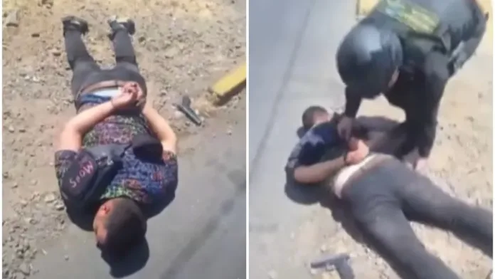 Asalto frustrado a cliente en banco de San Miguel: un intento fallido de robo. Asalto frustrado a cliente en banco de San Miguel: un intento fallido de robo.