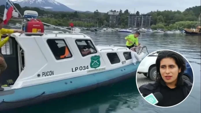 La hermana de la joven desaparecida en el lago Villarrica comparte su angustia. La hermana de la joven desaparecida en el lago Villarrica comparte su angustia.