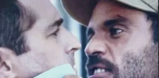 Tormento se enfrenta a Tomás en una escena de intensa confrontación.