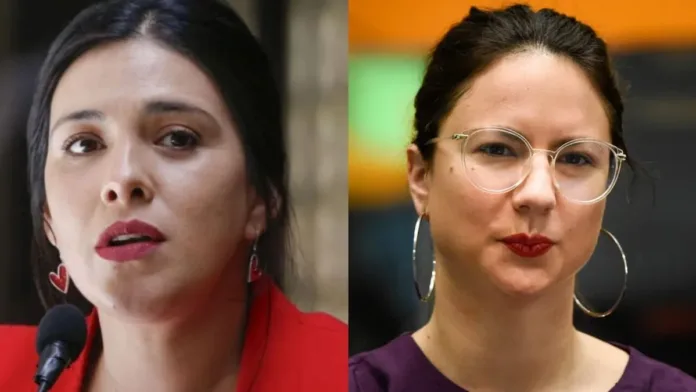 Karol Cariola e Irací Hassler en polémicos chats sobre el Gobierno actual. Karol Cariola e Irací Hassler en polémicos chats sobre el Gobierno actual.