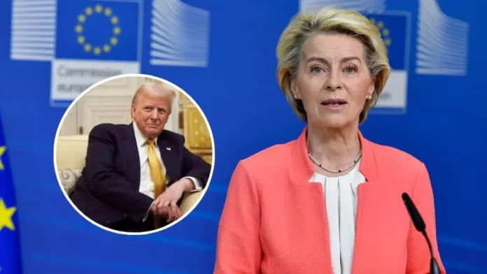 La UE responde con aranceles millonarios a la decisión de Trump sobre comercio. La UE responde con aranceles millonarios a la decisión de Trump sobre comercio.