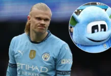 La mascota del Manchester City denuncia a Haaland por conmoción cerebral.