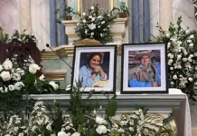 Multitud acompaña el velorio del matrimonio asesinado en Graneros.
